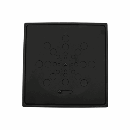 Kit Quadrado 15cm Preto Fosco